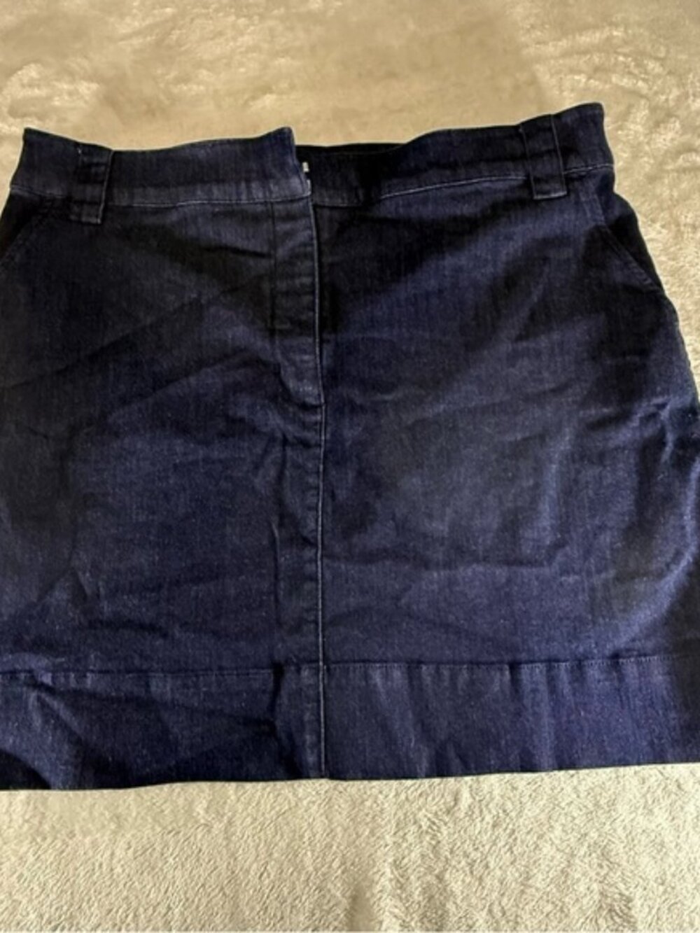 Calvin Klein Dark Blue Mini Skirt